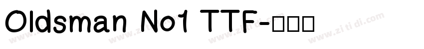 Oldsman No1 TTF字体转换